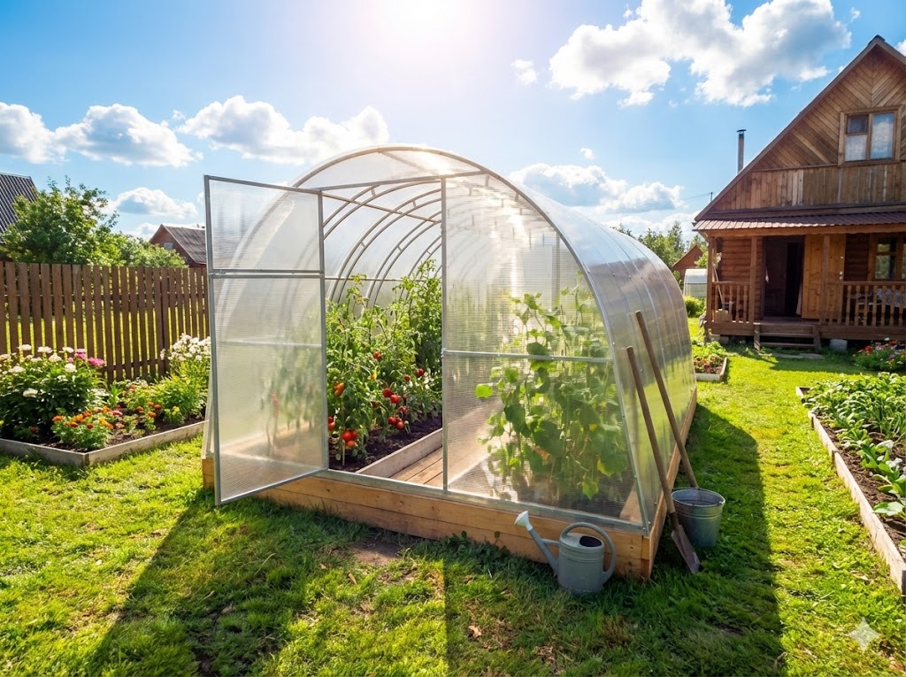 Теплица "Двойная Дуга"